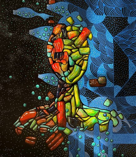 The Broken Form von Rodika Ioniak, Malerei kaufen auf Singulart