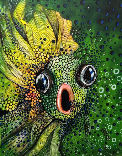 Before the sound van Rodika Ioniak, Schilderij te koop op Singulart