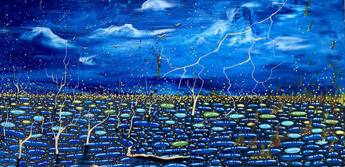 The Witness van Rodika Ioniak, Schilderij te koop op Singulart
