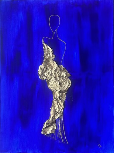 Gold Lady von Guilmette Baghdadi, Malerei kaufen auf Singulart