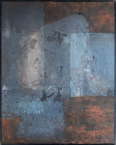 Blue Quartet de John Rooke, Pintura a la venta en Singulart
