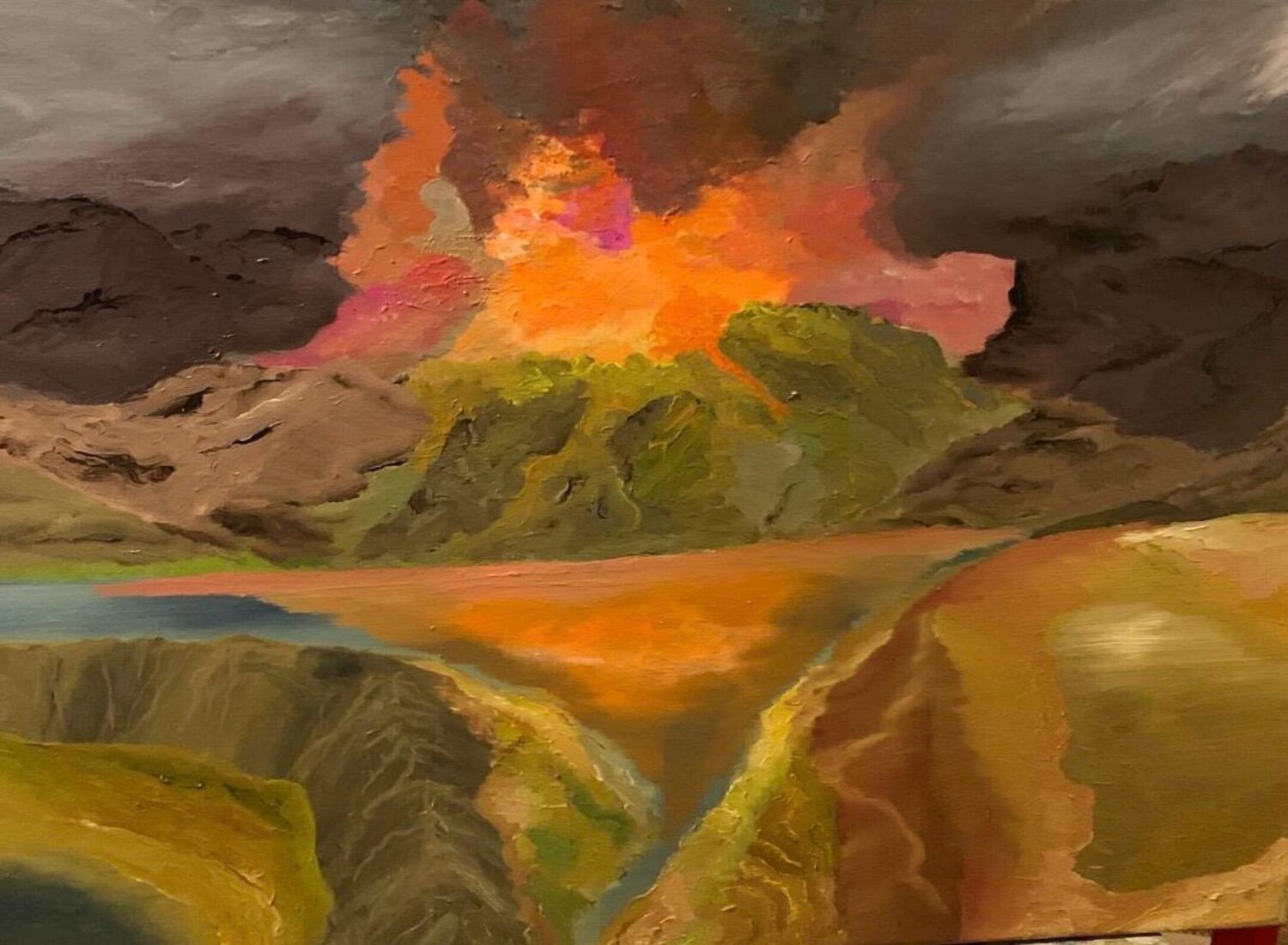 Echo of the Core Pedro Beja Neves - Exclusive Paintings Originalgemälde zu verkaufen