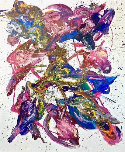 Assimilation Of Love de Erik Kling, Pintura a la venta en Singulart