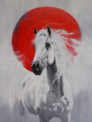Spirit of the Winter Sun by Ellie Rich, Painting for Sale on Singulart