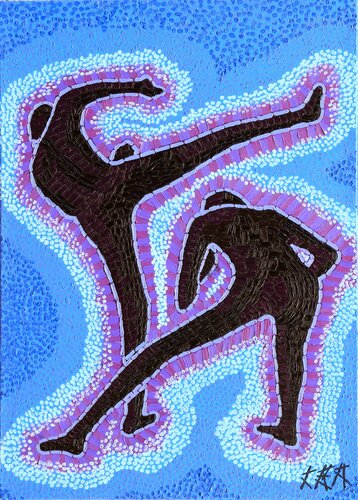 La Capoeira by Christian Bajon-arnal, Painting for Sale on Singulart