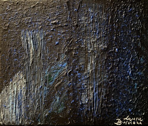 Blue, my love van Laura Buruiana, Schilderij te koop op Singulart