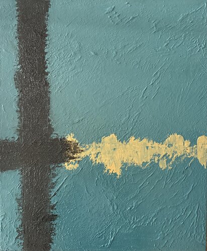 Bipolar Tension van Laura Buruiana, Schilderij te koop op Singulart