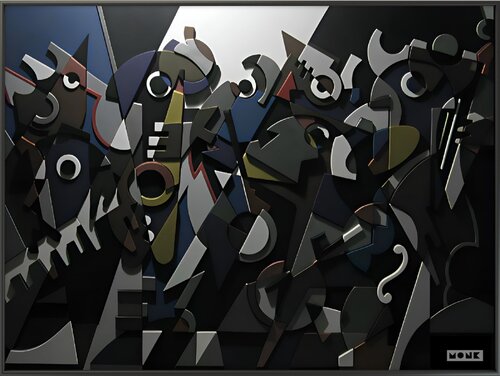Jazz Quartet di MONK -Sangiorgio, Pittura in vendita su Singulart