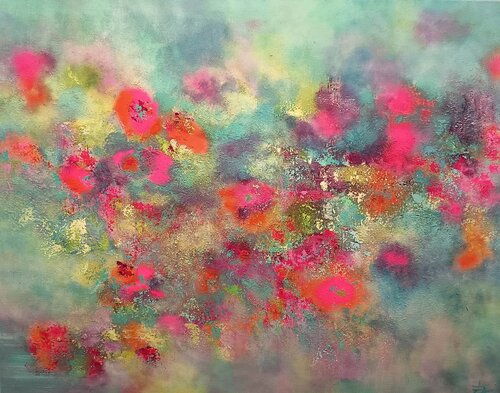 Florescencia par Elena Acero Artista, Peinture en vente sur Singulart