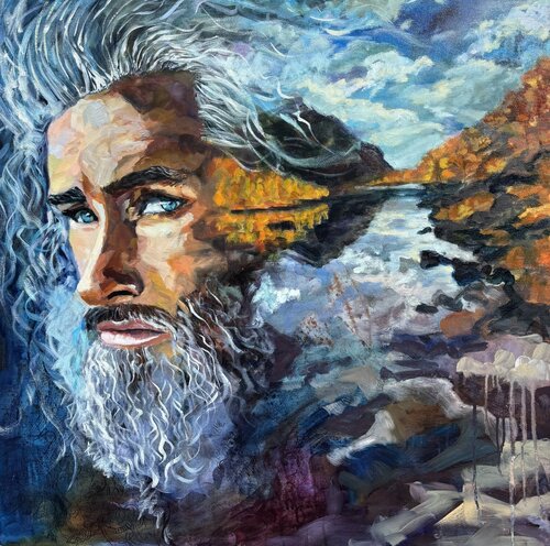 Sing me the Fjord by Irina Shishkova, Painting for Sale on Singulart