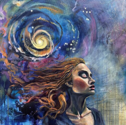 Fabric of the Now by Irina Shishkova, Painting for Sale on Singulart