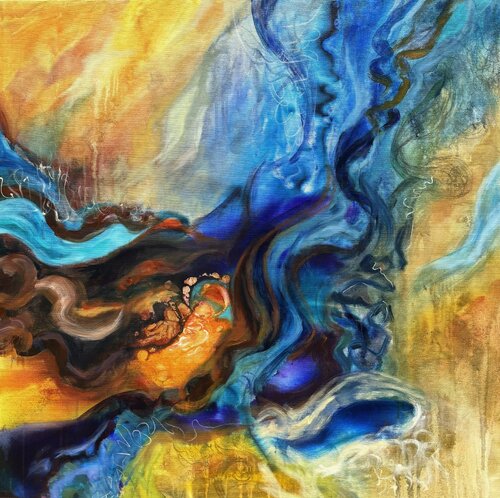 The Power of Silence van Irina Shishkova, Schilderij te koop op Singulart