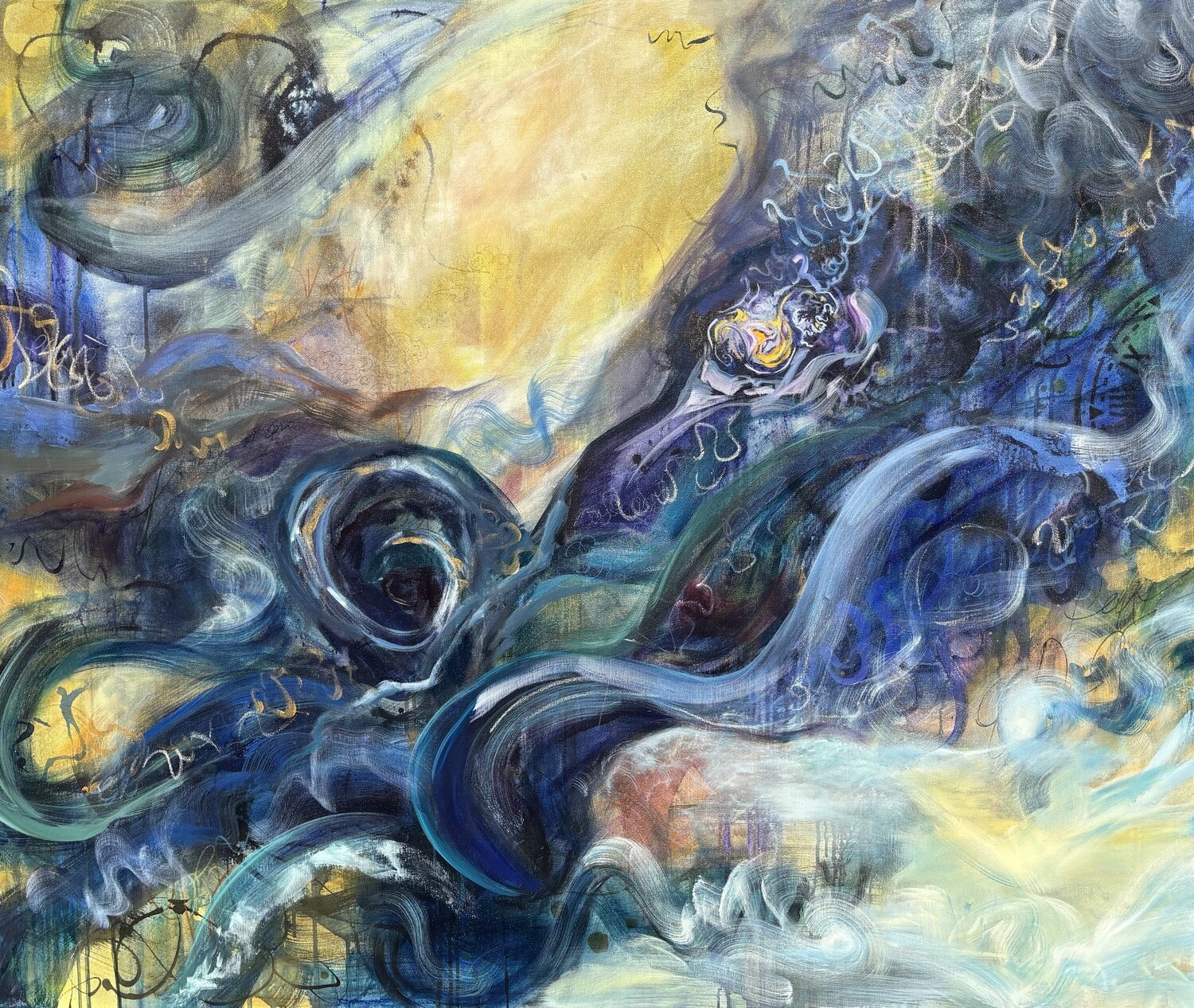 Rhythm of Contemplation Irina Shishkova Originalgemälde zu verkaufen