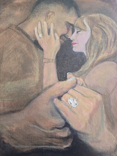 The Moment Before Yes von Ryan Beal, Malerei kaufen auf Singulart