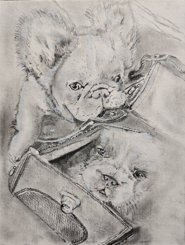 Quiet Companions von Ryan Beal, Zeichnungen kaufen auf Singulart