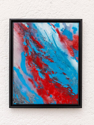 "Blau und Rot" van Merima Imamovic, Schilderij te koop op Singulart