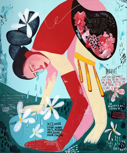 It’s not raining de Elena Lemust, Pintura a la venta en Singulart