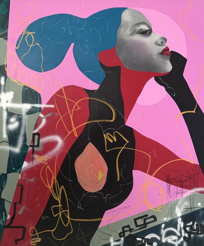 Hold me together by Elena Lemust, Painting for Sale on Singulart