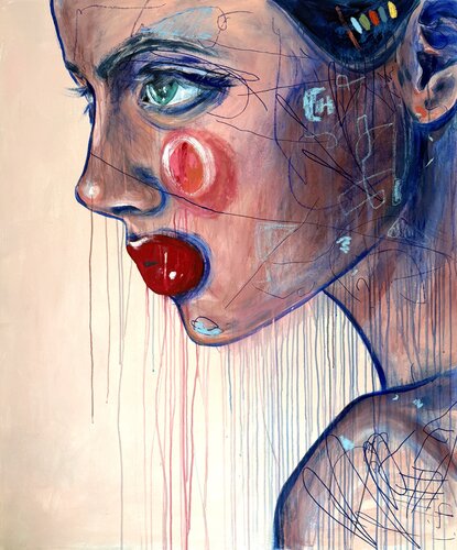 In between de Elena Lemust, Pintura a la venta en Singulart