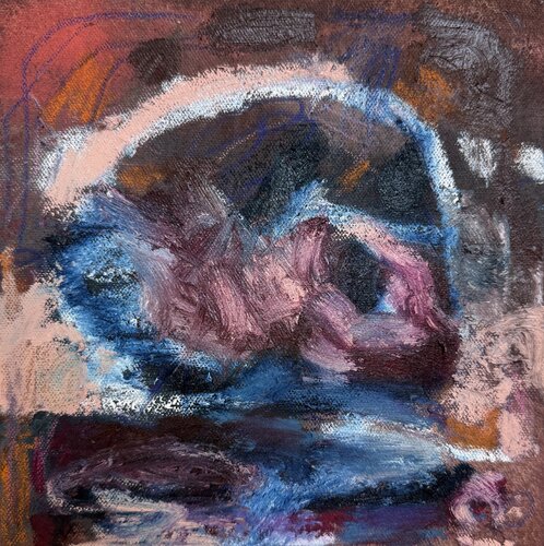 Mini mountains 14/6/6 by Elena Lemust, 絵画 for Sale on Singulart