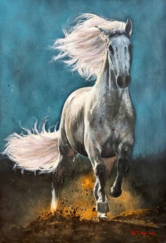 Where the light breaks van Boris Ivkov, Schilderij te koop op Singulart