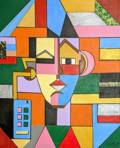Connexion van Myriam Djaouk, Schilderij te koop op Singulart