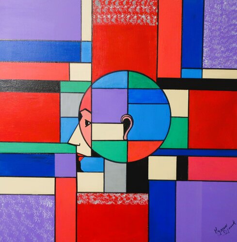Cortex van Myriam Djaouk, Schilderij te koop op Singulart