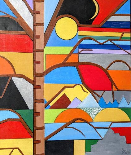 Nature van Myriam Djaouk, Schilderij te koop op Singulart