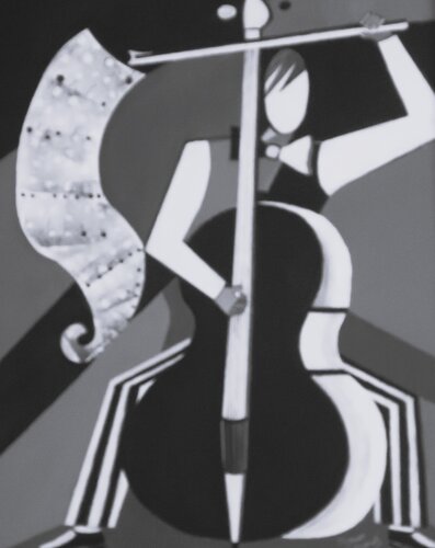 Mélomane van Myriam Djaouk, Schilderij te koop op Singulart