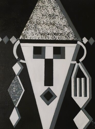 Africa van Myriam Djaouk, Schilderij te koop op Singulart