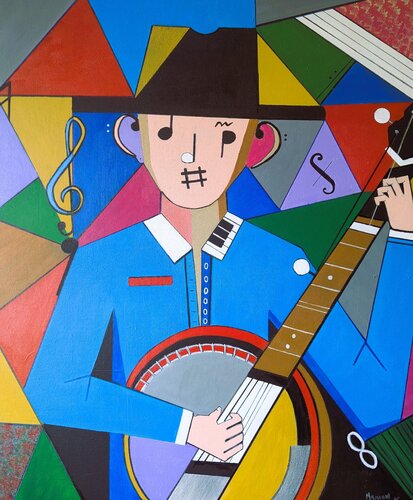 Ban-Joe par Myriam Djaouk, Peinture en vente sur Singulart