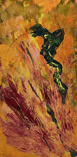 Der Schlangenmensch di Allegra Wagner, Pittura in vendita su Singulart