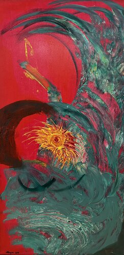 Der Sonnenwal par Allegra Wagner, Peinture en vente sur Singulart