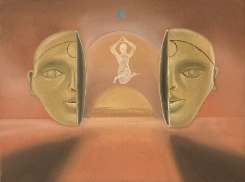 LE VISAGE von LUCIANŒSTEVAN, Malerei kaufen auf Singulart