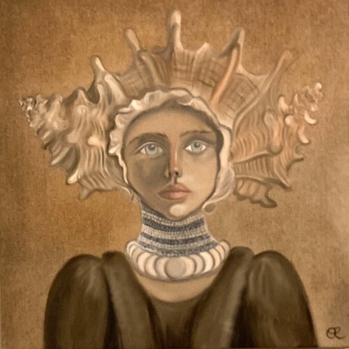 LA DAME COQUILLAGE de LUCIANŒSTEVAN, Pintura a la venta en Singulart