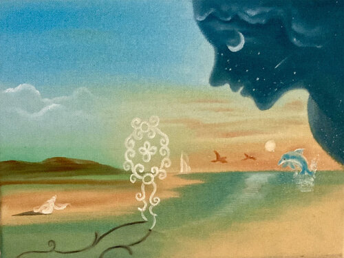 PERSONNAGE INVENTIF di LUCIANŒSTEVAN, Pittura in vendita su Singulart