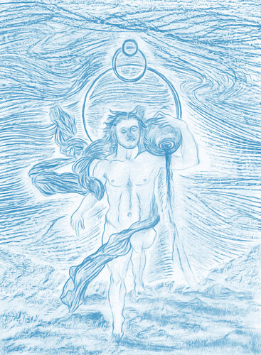 LE VERSEAU di LUCIANŒSTEVAN, Disegno in vendita su Singulart