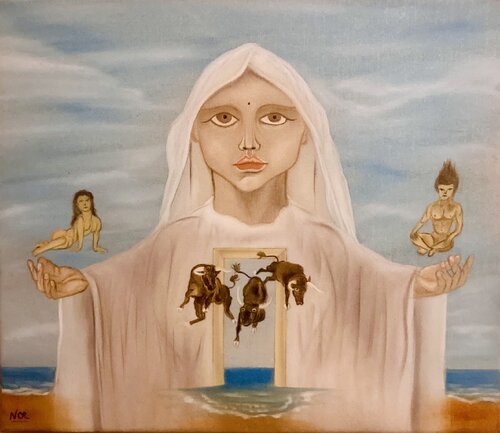 HIÉROPHANIE von LUCIANŒSTEVAN, Malerei kaufen auf Singulart