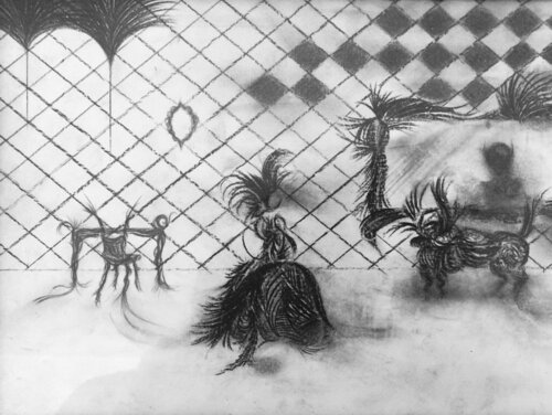 LA CHAMBRE von LUCIANŒSTEVAN, Zeichnungen kaufen auf Singulart