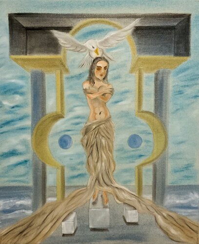 LA PRÊTRESSE van LUCIANŒSTEVAN, Schilderij te koop op Singulart