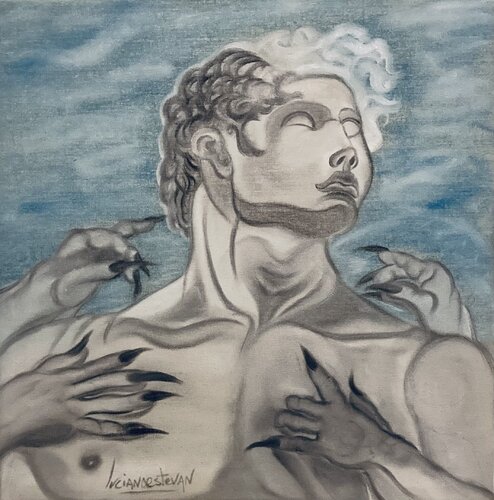 SPACEROCKERDEEPER de LUCIANŒSTEVAN, Pintura a la venta en Singulart