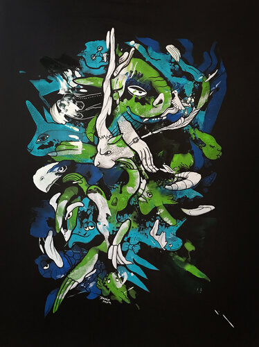 Horn von Danilo Mileta, Malerei kaufen auf Singulart