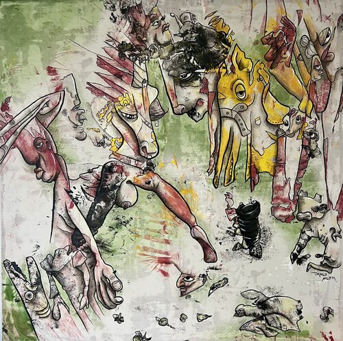 Licorne von Danilo Mileta, Malerei kaufen auf Singulart