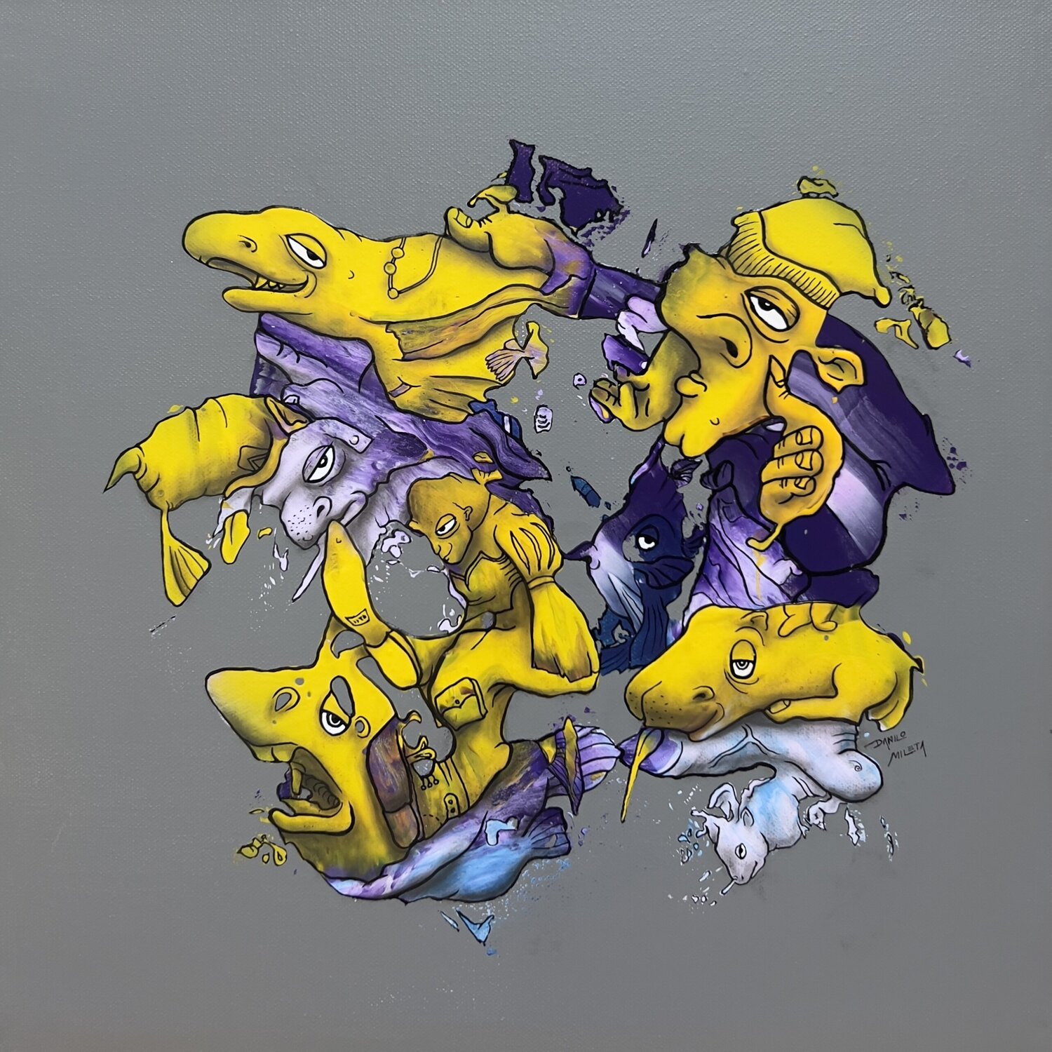Floating Purple Danilo Mileta