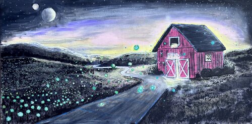 Terraform Nightfall di Eric Lilly, Pittura in vendita su Singulart