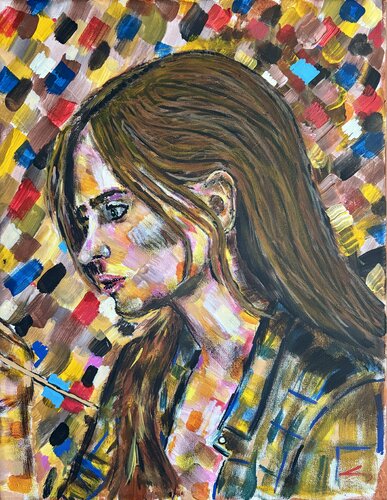 Mosaic Mind van Eric Lilly, Schilderij te koop op Singulart