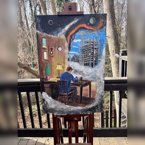 Creation Phase by Eric Lilly, 회화 for Sale on Singulart