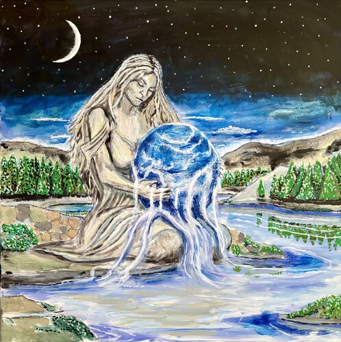 Water by Eric Lilly, Painting for Sale on Singulart