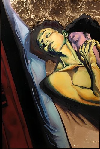 THE LOVERS van Susanna Gatto, Schilderij te koop op Singulart