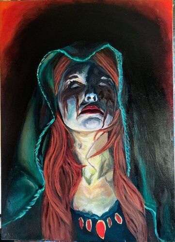 EURIDICE "Lo sguardo di Orfeo" de Susanna Gatto, Pintura a la venta en Singulart